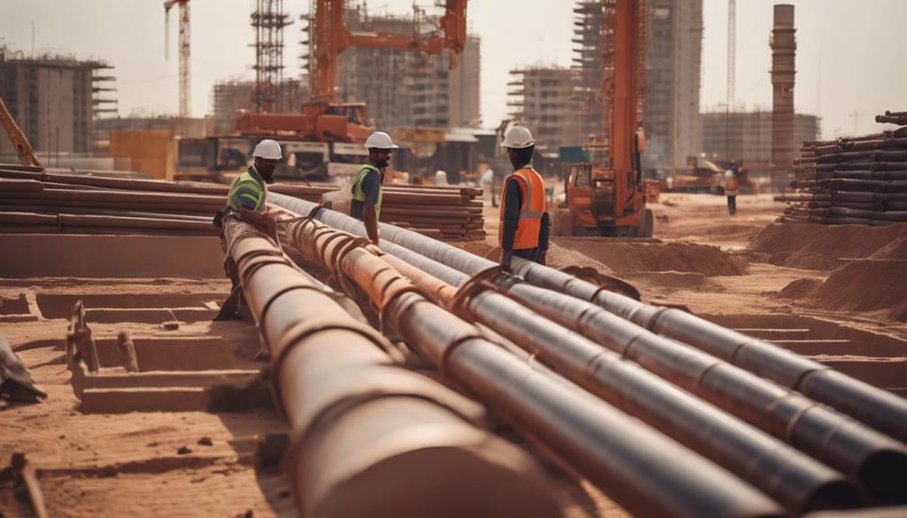 Saudi iron pipes