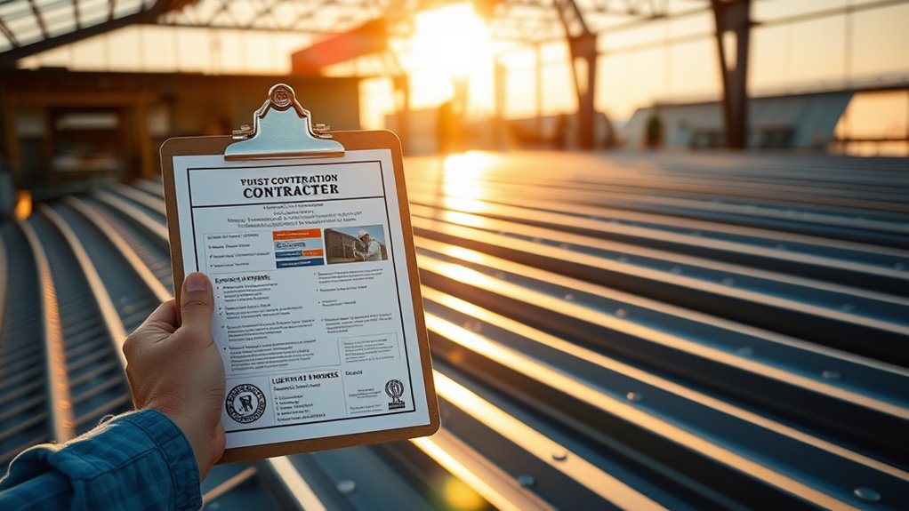check contractor qualifications thoroughly