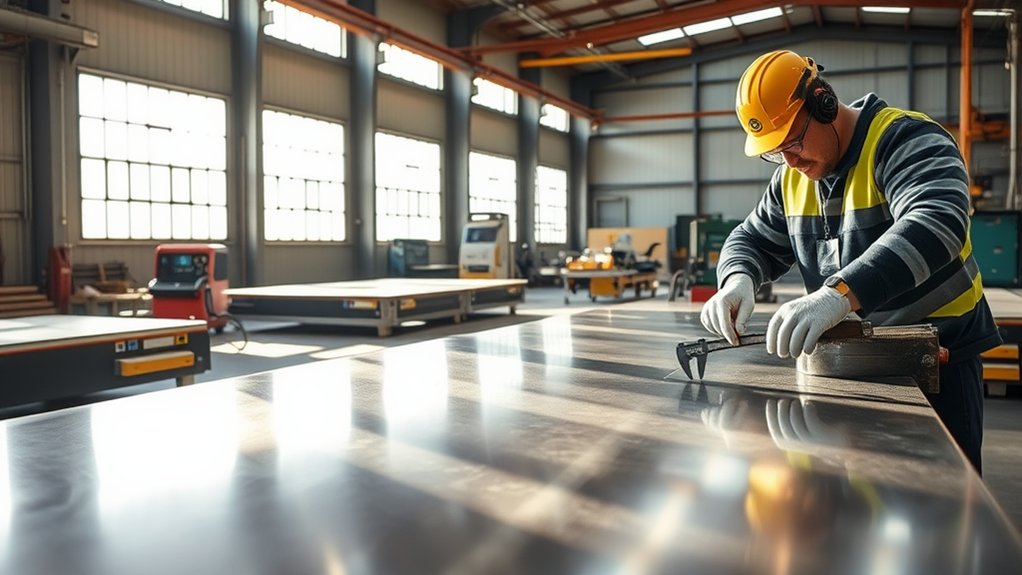 flat steel component fabrication