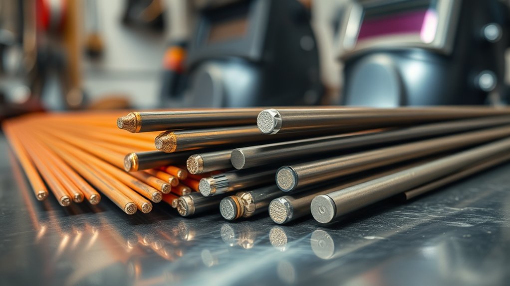 types of welding rods